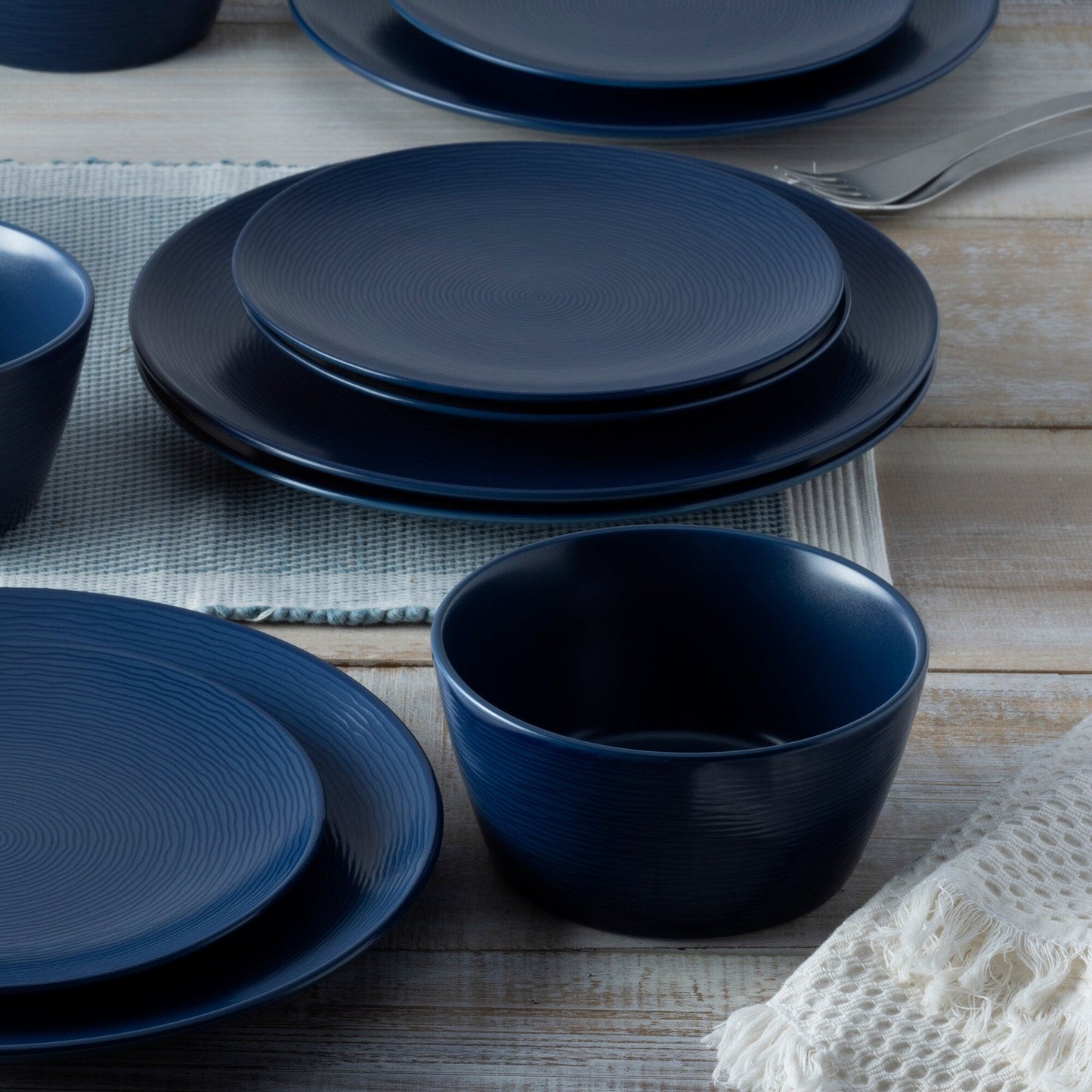 Service de table Noritake Colorscapes Swirl 12 pièces, pour 4 personnes