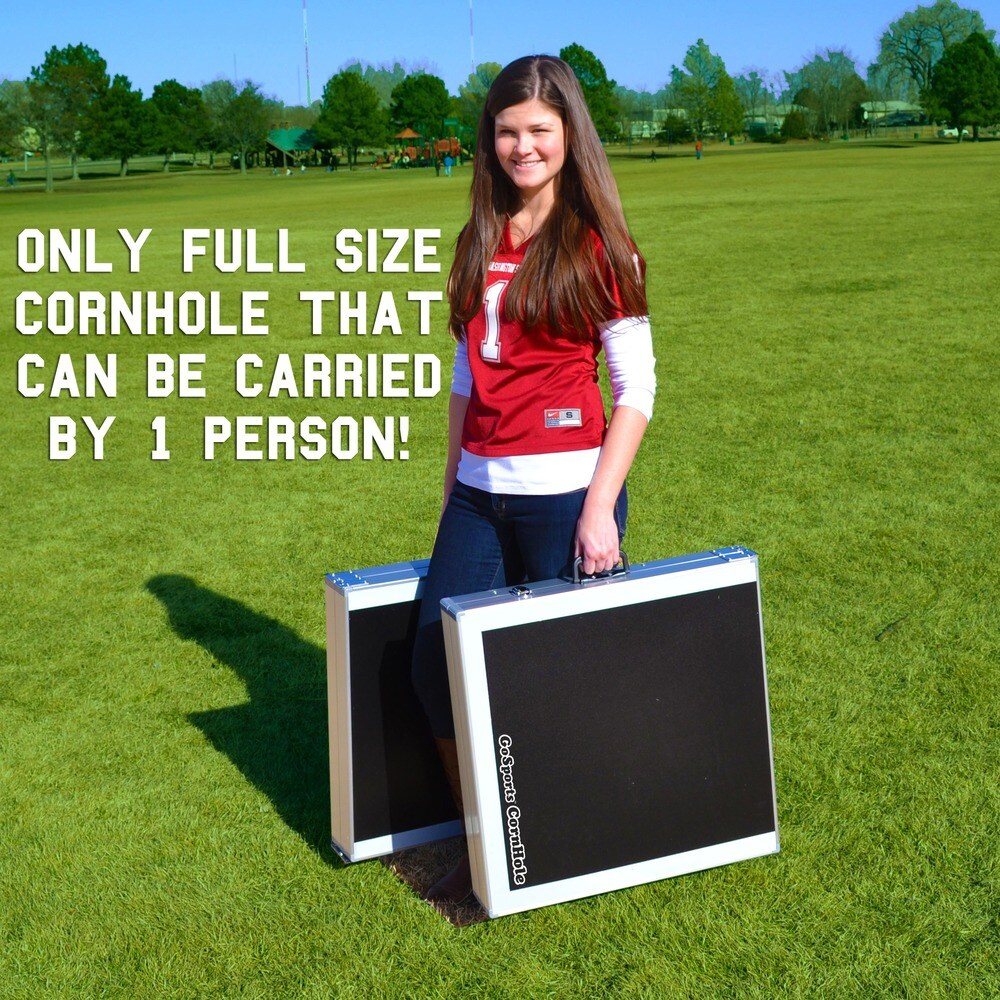 Jeu de Cornhole lumineux LED de taille réglementaire GoSports