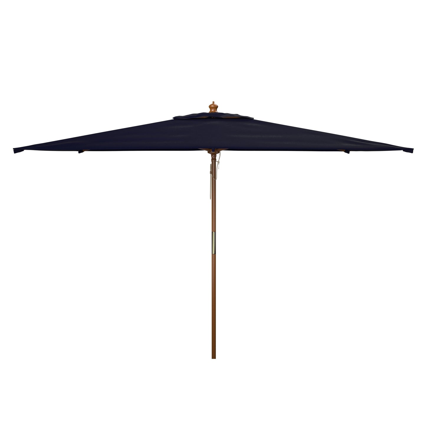 Parasol de marché extérieur SAFAVIEH Glauca de 3,35 m (11 pieds) à poulie en bois