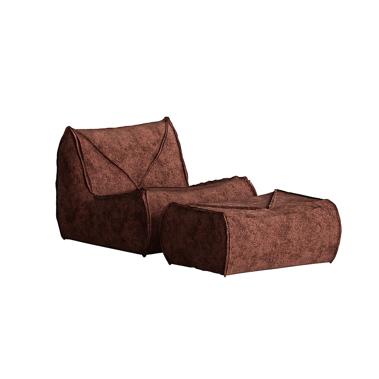 Canapé Zong / Coutures inversées - 1 place