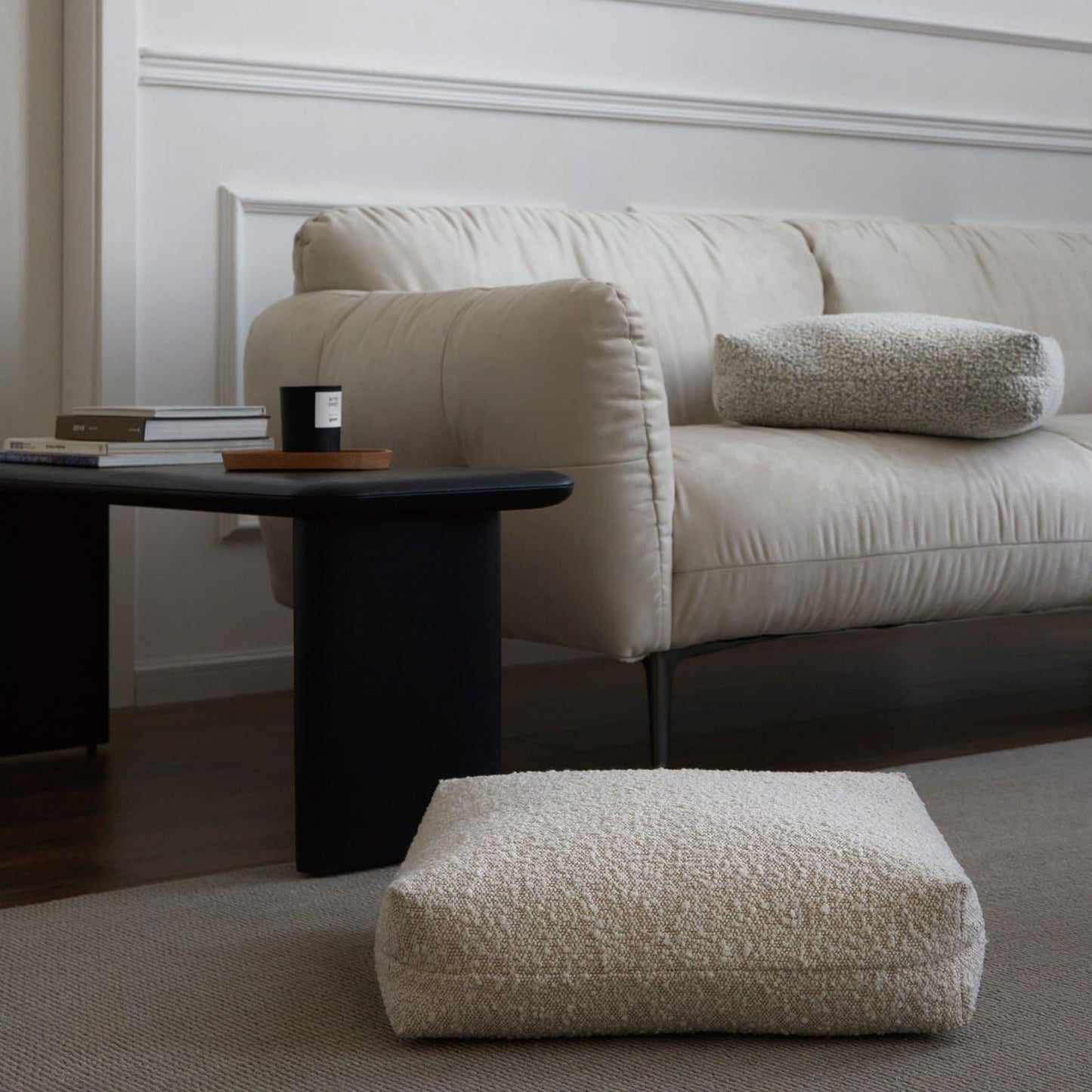 Coussin en forme de gâteau de poisson