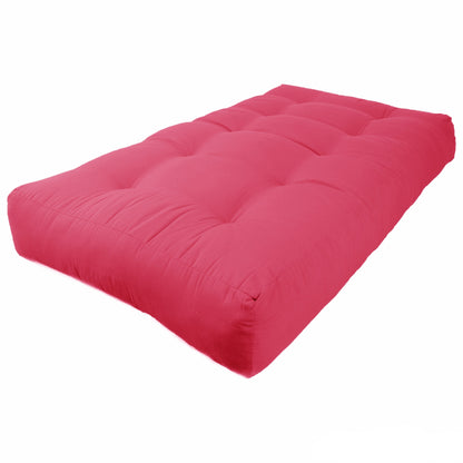 Matelas futon en sergé de 25 cm d'épaisseur (simple, double ou queen)