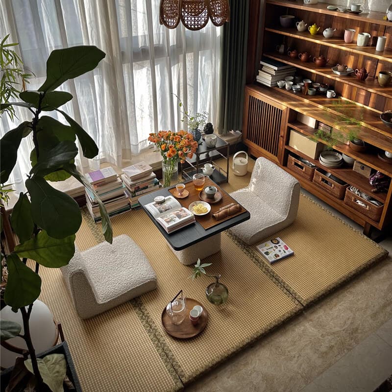 Saké dans la série Fuji, table à baie vitrée