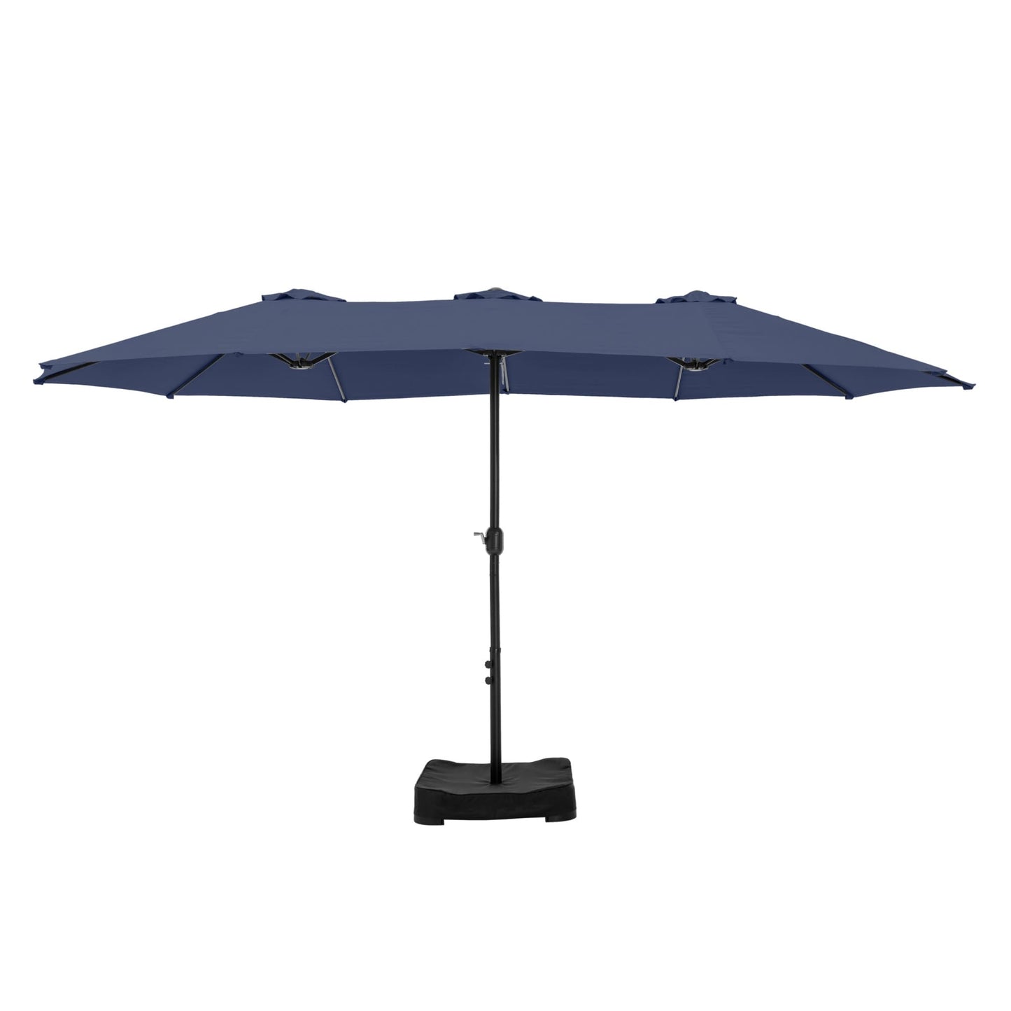 Parasol double face extra large de 4,57 m (15 pi) avec base incluse, MAISON ARTS