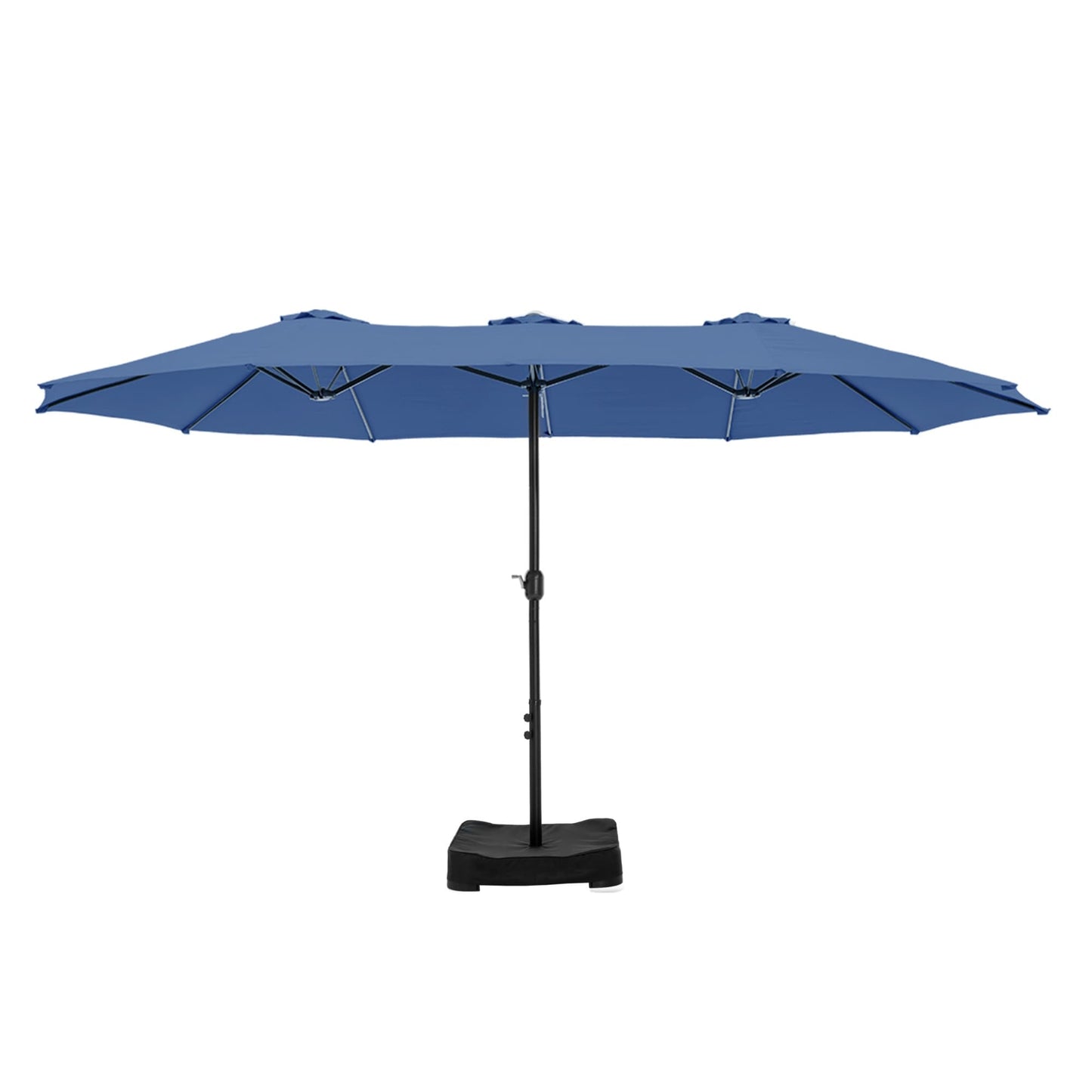Parasol double face extra large de 4,57 m (15 pi) avec base incluse, MAISON ARTS