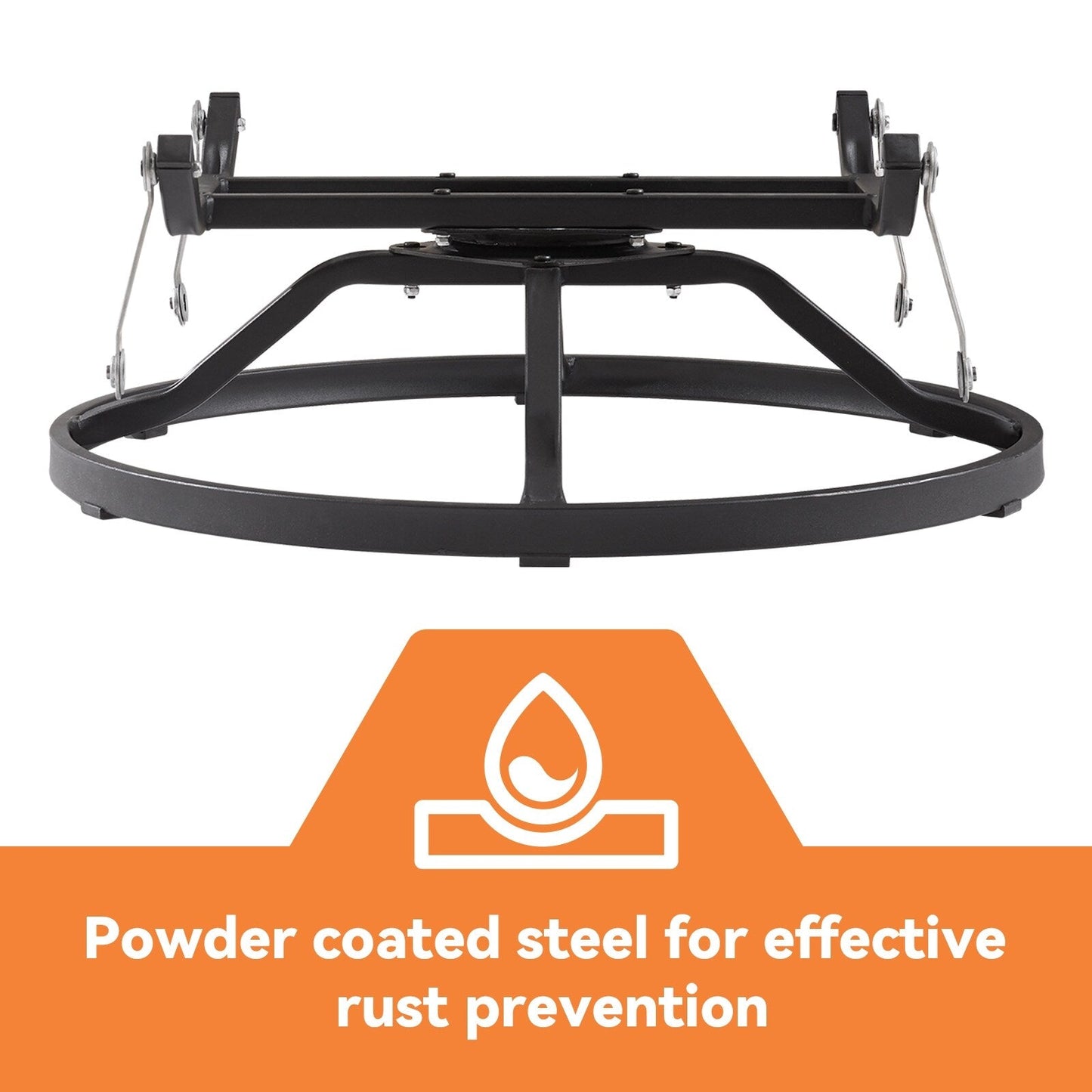 Gymojoy Fauteuil à bascule pivotant d'extérieur en résine tressée 3 pièces avec coussin et table