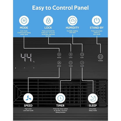 Déshumidificateurs de 3500 pi² pour sous-sols, maisons, grandes pièces et chambres, déshumidificateur de garage silencieux
