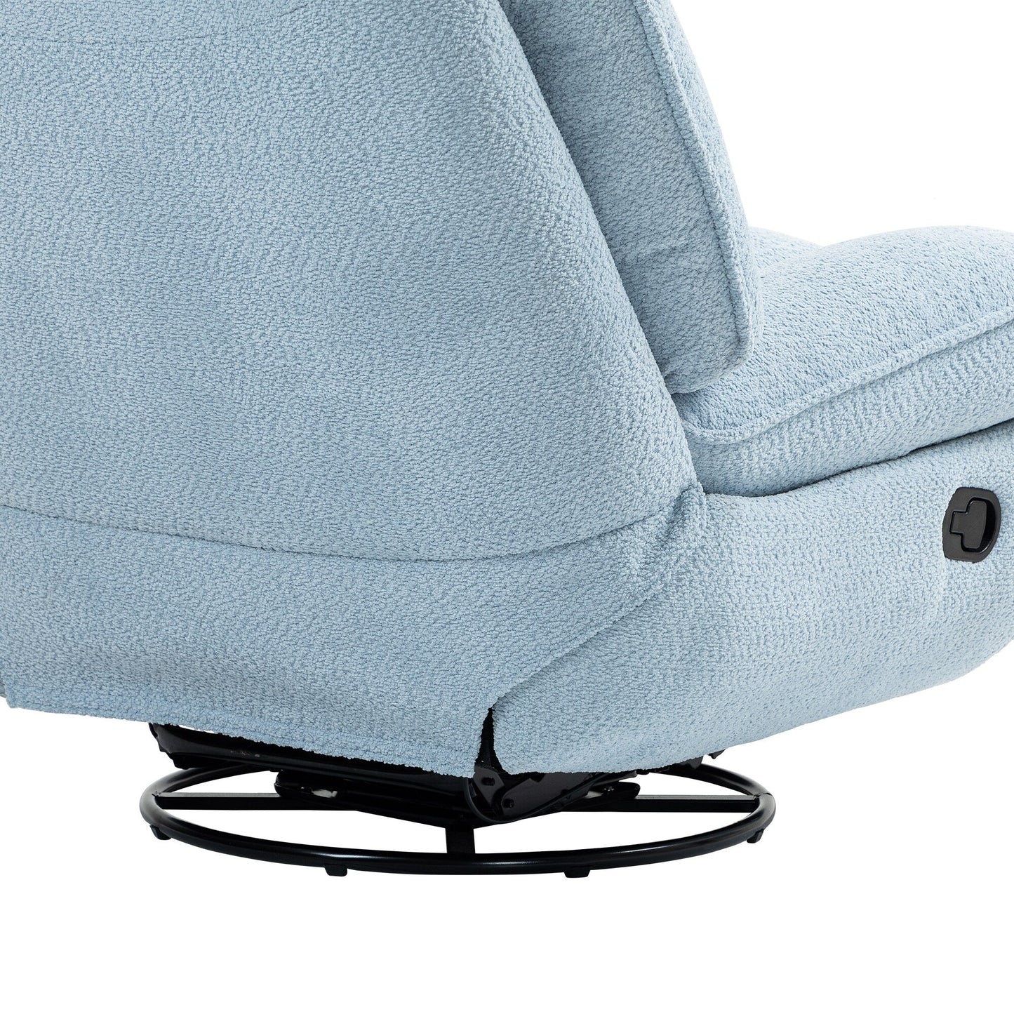 Ensemble de 2 fauteuils inclinables pivotants à 360 degrés