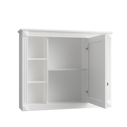 Meuble-lavabo moderne de 91 cm (36 po) avec vasque et armoire à miroir, 2 portes et 2 tiroirs