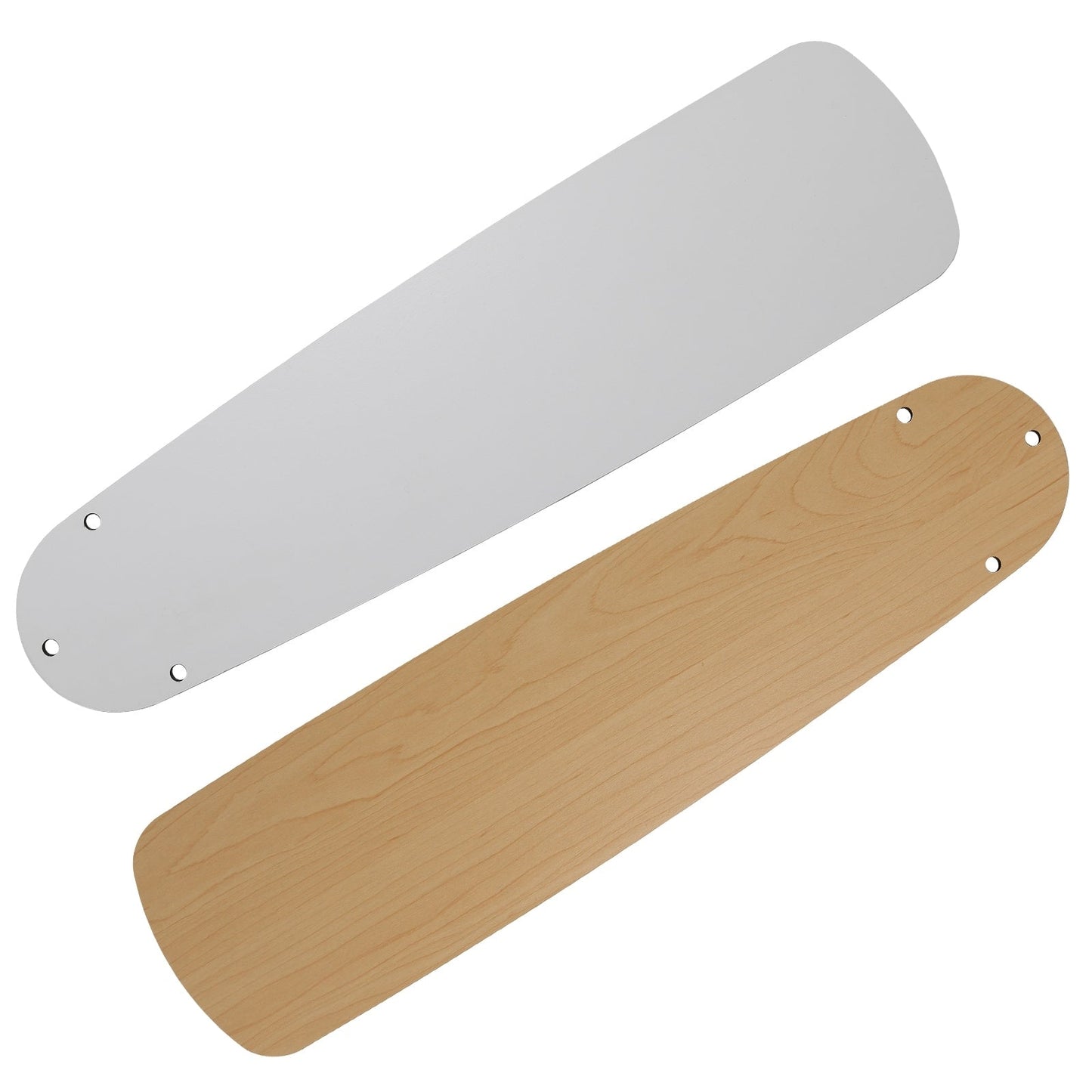 Ventilateur de plafond LED intégré 48 et 52 pouces avec éclairage et télécommande, moteur CC réversible