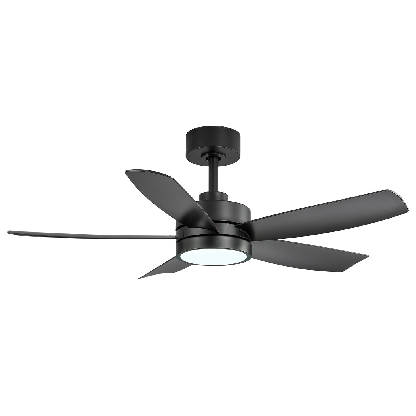 Ventilateur de plafond Breezary 65/52/42 à 5 pales avec éclairage LED, télécommande incluse.