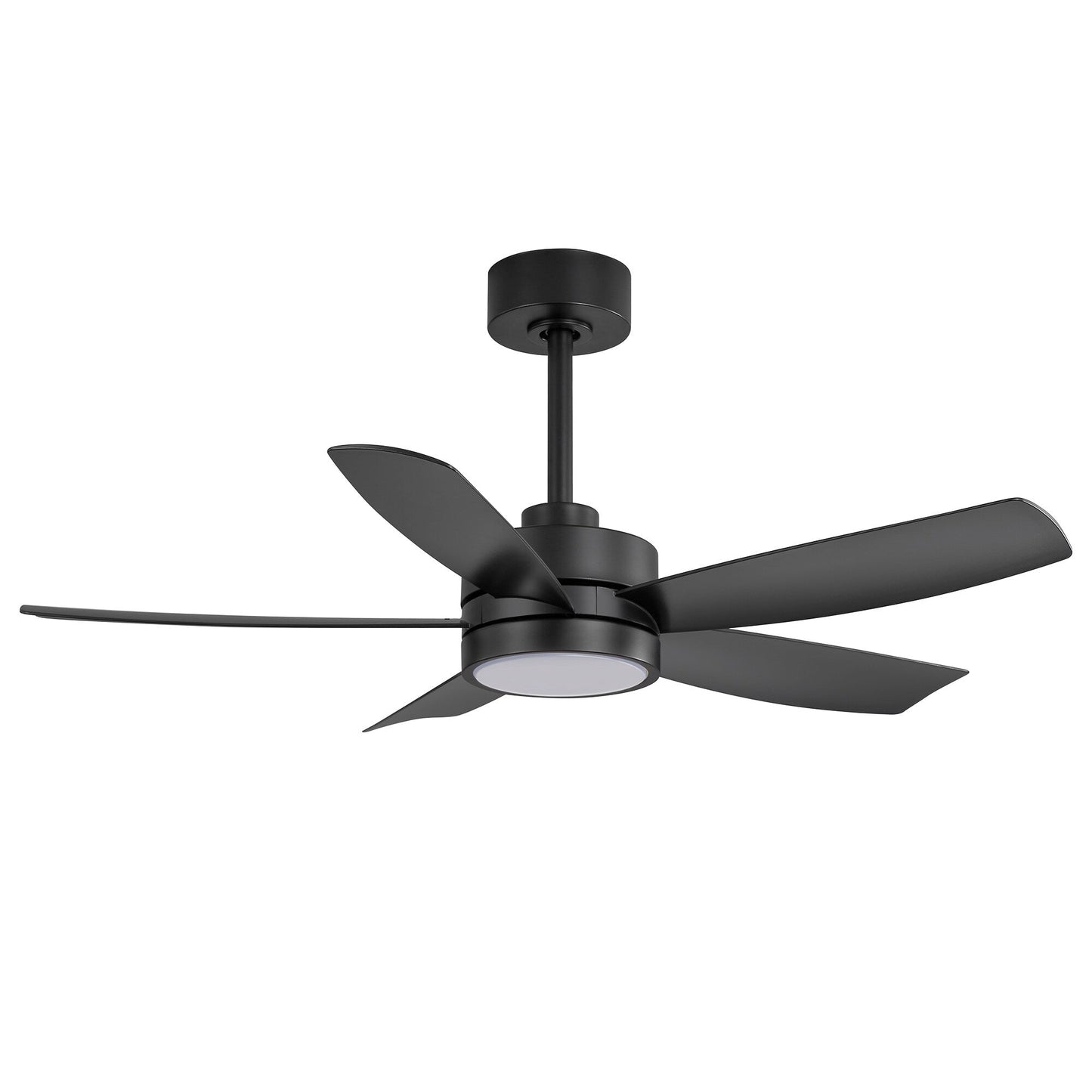 Ventilateur de plafond Breezary 65/52/42 à 5 pales avec éclairage LED, télécommande incluse.