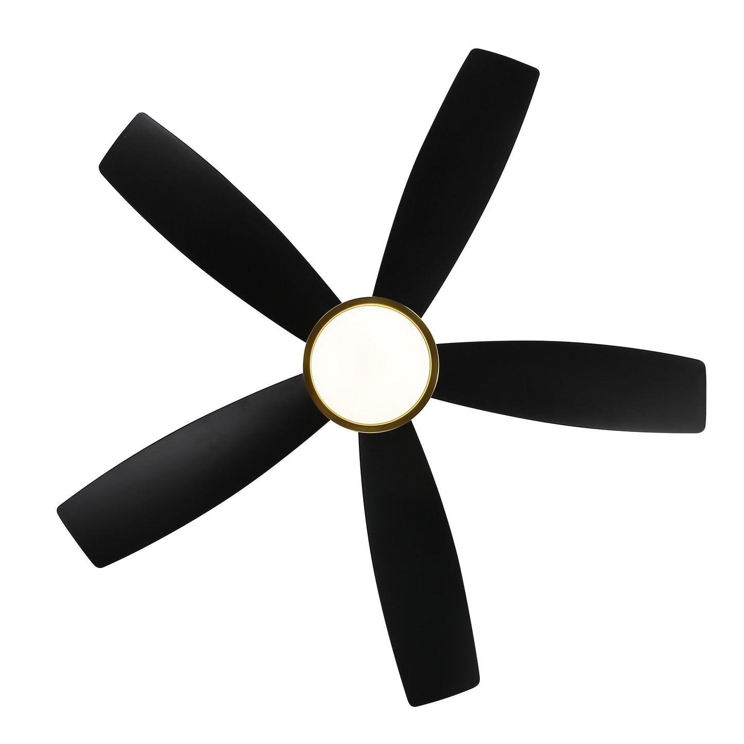 Ventilateur de plafond Breezary 65/52/42 à 5 pales avec éclairage LED, télécommande incluse.