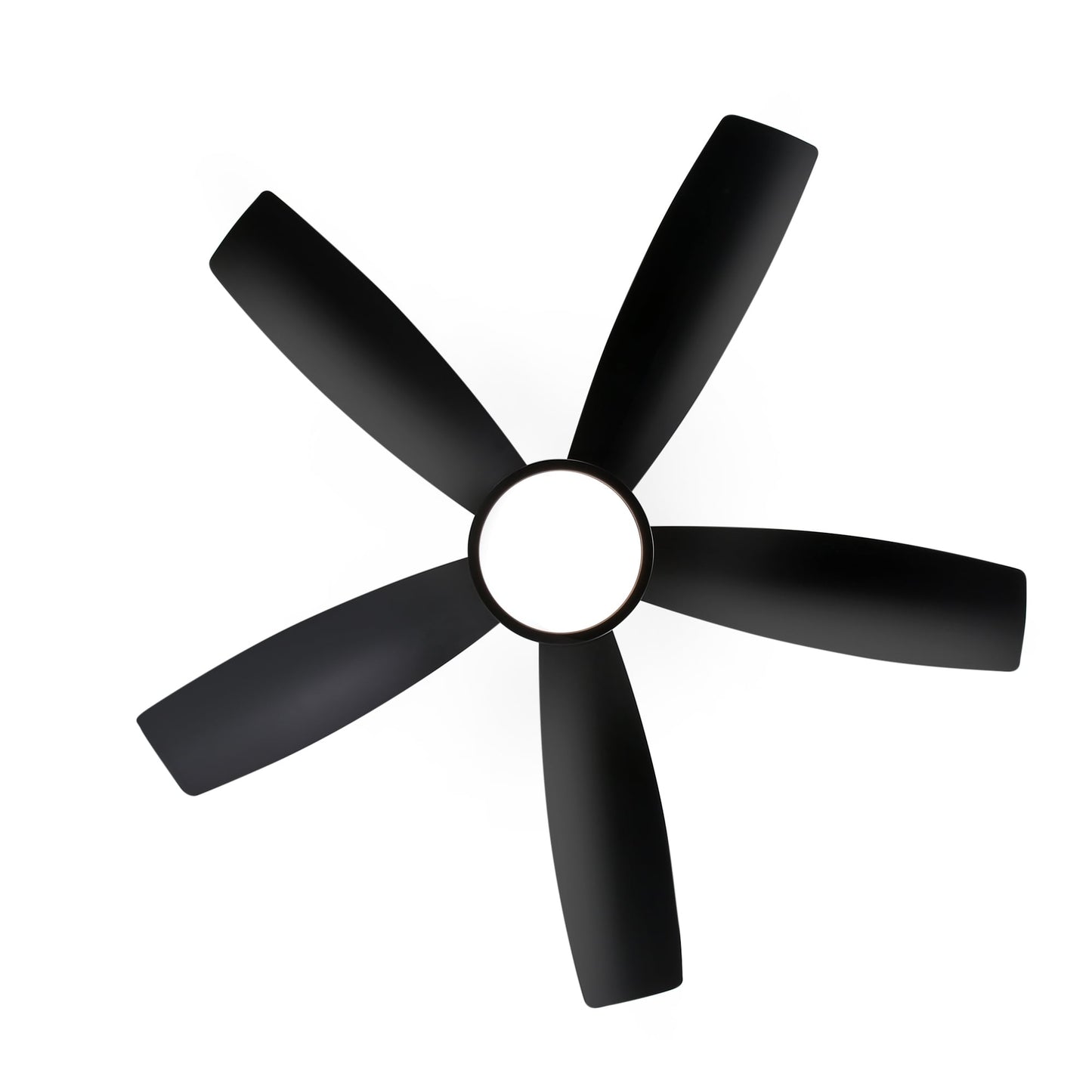 Ventilateur de plafond Breezary 65/52/42 à 5 pales avec éclairage LED, télécommande incluse.