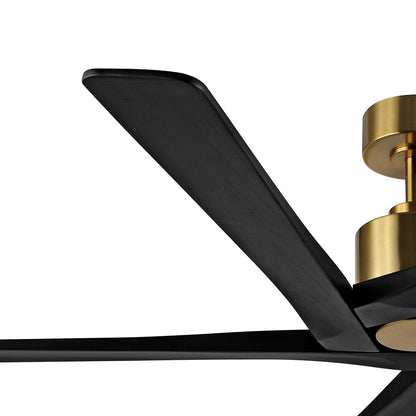 Ventilateur de plafond intérieur WINGBO 54 pouces à moteur CC sans éclairage - Non disponible