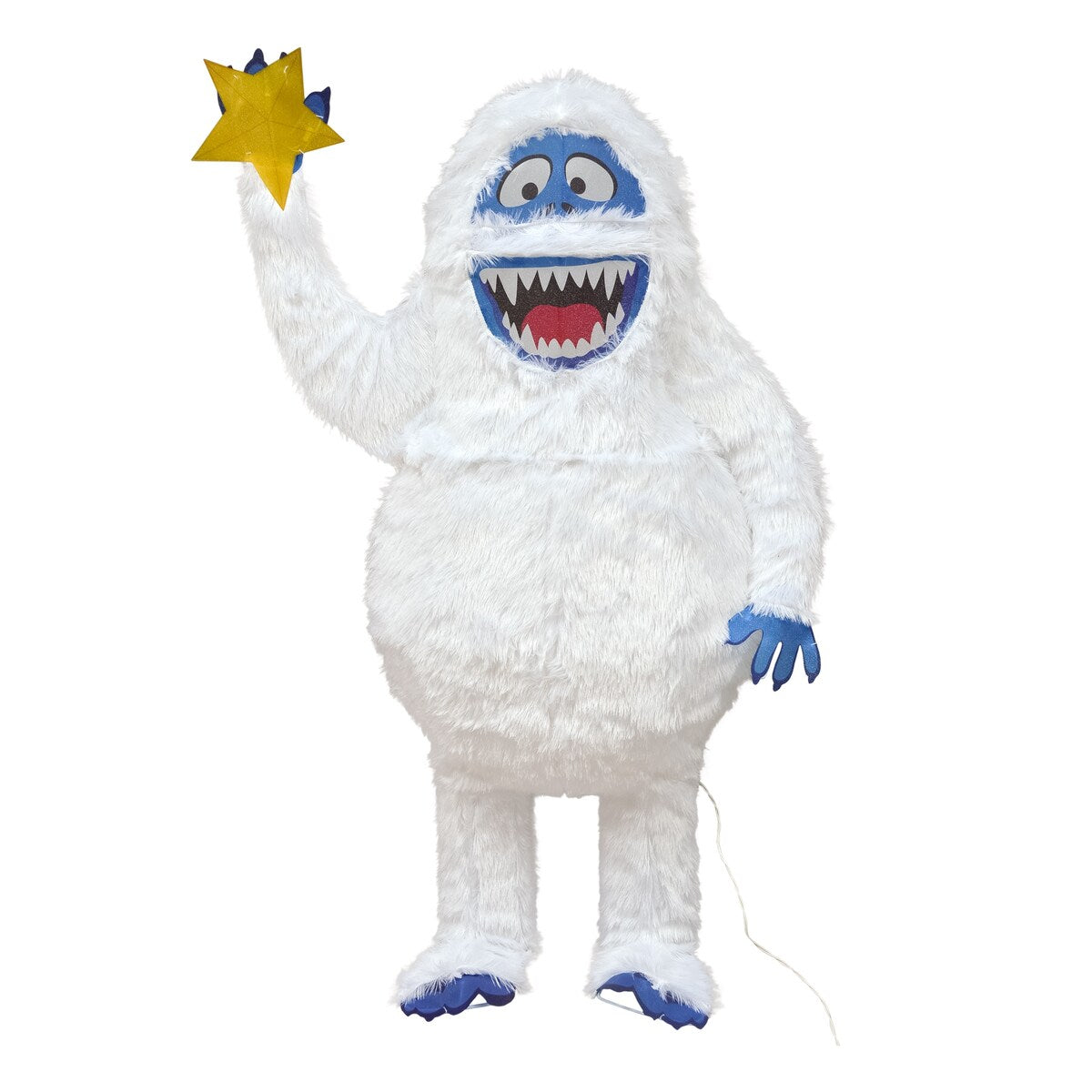 Décoration de jardin Rudolph 3D pré-illuminée à LED, bourdon avec étoile, 56 pouces