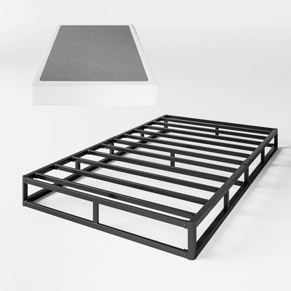 Sommier métallique FSCHOS 7 pouces, base de matelas, sans pieds