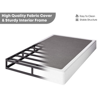 Sommier métallique FSCHOS 7 pouces, base de matelas, sans pieds