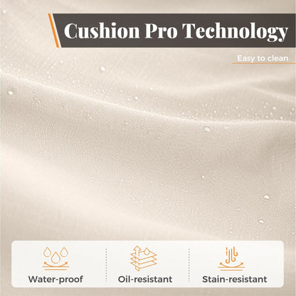 Ensemble de salle à manger d'extérieur MAISON ARTS 7 pièces en fonte d'aluminium avec table rectangulaire extensible et 6 chaises en fonte d'aluminium