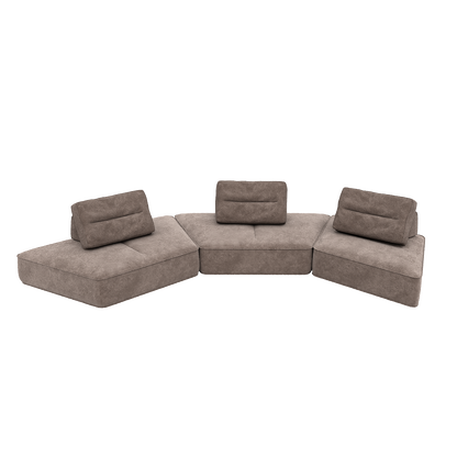 Canapé modulaire épais à 9 couches 
