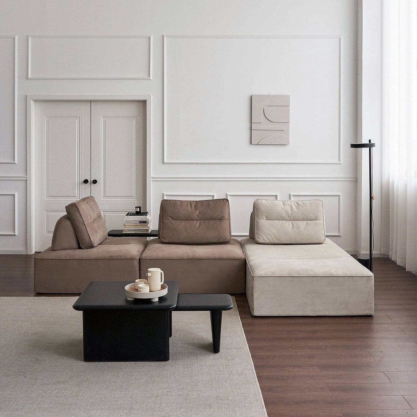 Canapé à 9 couches épais