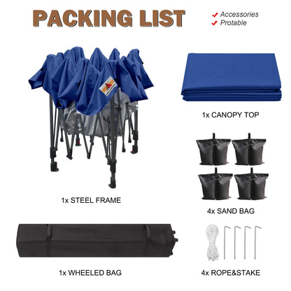 ABCCANOPY Tente-auvent résistante et facile à monter, tente d'extérieur