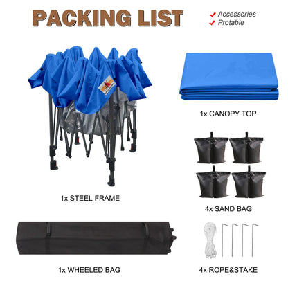 ABCCANOPY Tente-auvent résistante et facile à monter, tente d'extérieur