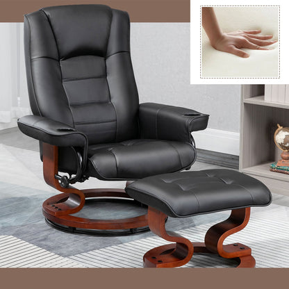 Fauteuil inclinable AVAWING avec repose-pieds pivotant