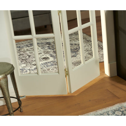 Porte pliante traditionnelle AWC en pin brut à vitrage divisé de 76 cm (30 pouces)