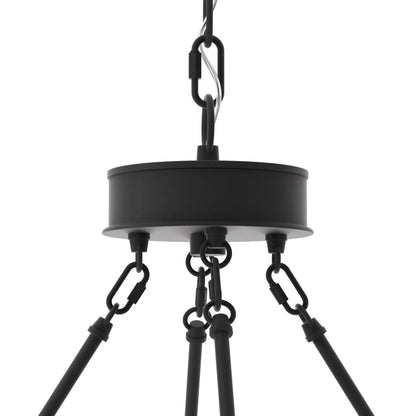 Lustre Acroma style ferme à 12 lumières, forme roue de chariot, 101,6 cm (40 po), homologué UL - 101,6 cm (40 po) de profondeur x 350 cm (138 po) de hauteur