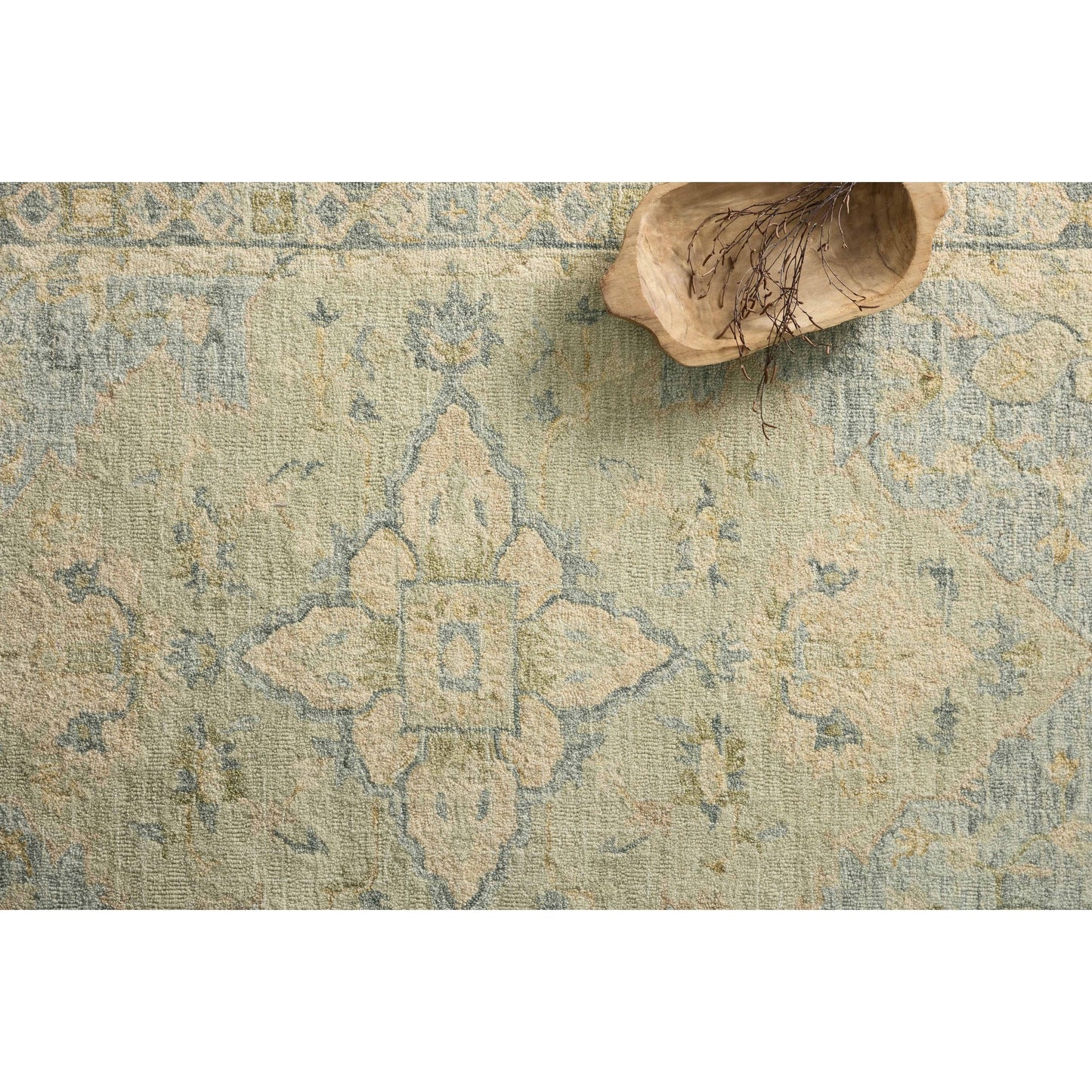 Tapis en laine traditionnel à mosaïque, noué à la main, Alexander Home