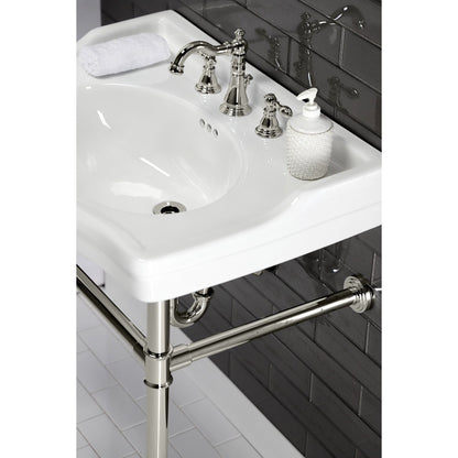 Robinet de salle de bain à entraxe large de style classique américain