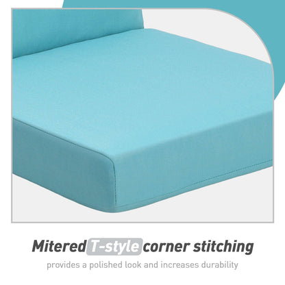 Ensemble de 4 coussins pour chaise de patio à dossier haut Aoodor, 46 x 21 x 4 pouces (coussins seulement)