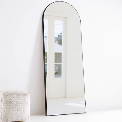 Miroir arqué moderne sur pied