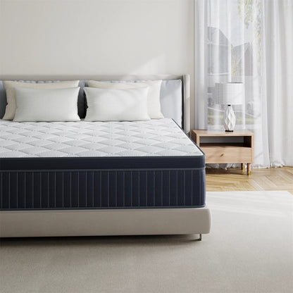 Matelas hybride SweDrea de 30 cm (12 po) en mousse à mémoire de forme moelleuse infusée de gel, rafraîchissant et respirant, certifié CertiPUR-US, SGS et OEKO-TEX®.