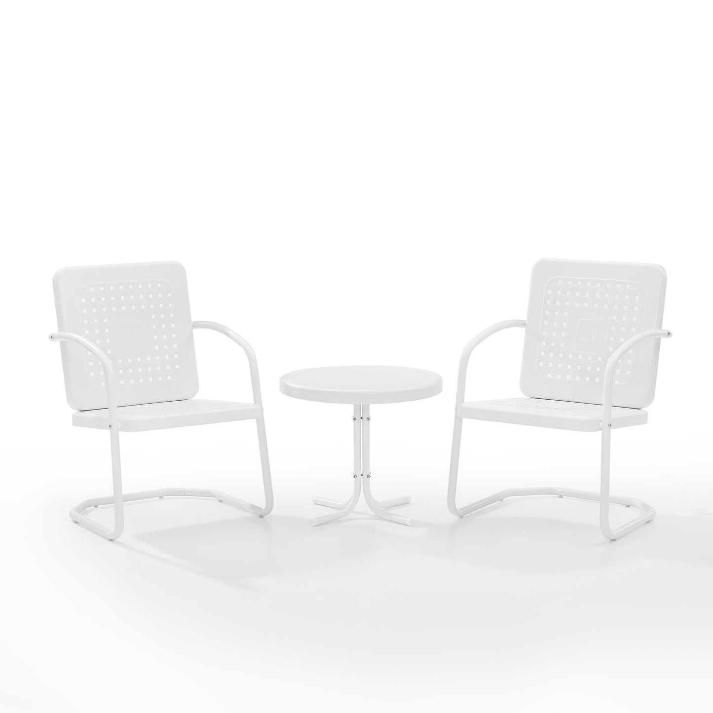 Ensemble de 3 chaises d'extérieur Crosley Bates - 84 cm (L) x 22 cm (P) x 35 cm (H)