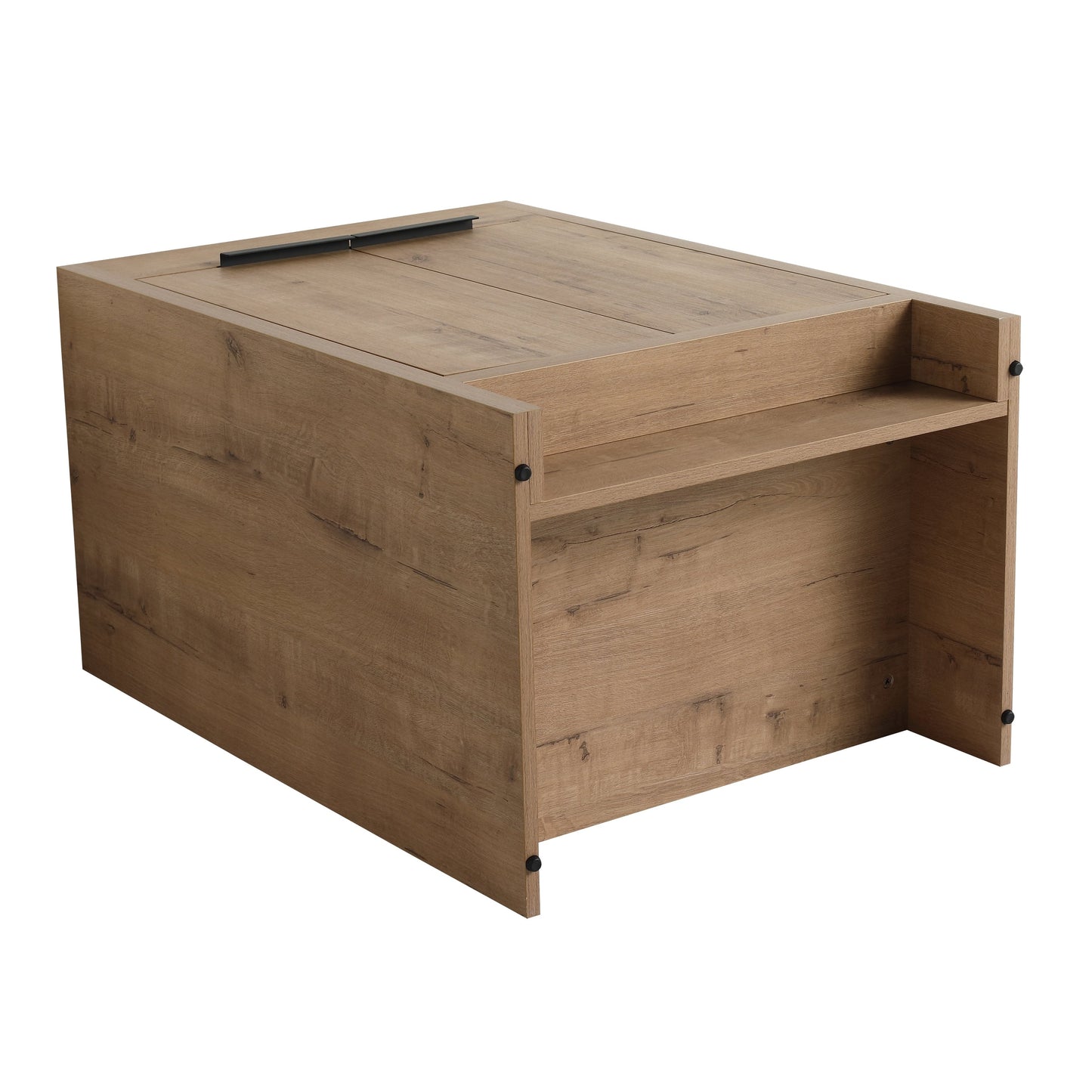 Meuble-lavabo Beingnext 24/30/36 avec vasque, meuble-lavabo autoportant avec porte à fermeture douce et étagère réglable