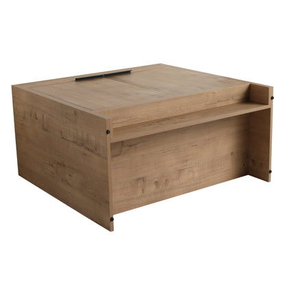 Meuble-lavabo Beingnext 24/30/36 avec vasque, meuble-lavabo autoportant avec porte à fermeture douce et étagère réglable