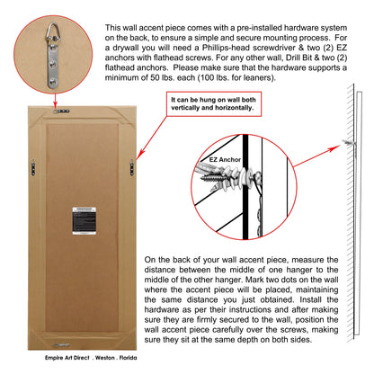 Miroir mural rectangulaire biseauté transparent HD pour salle de bain, coiffeuse, chambre, 3 tailles