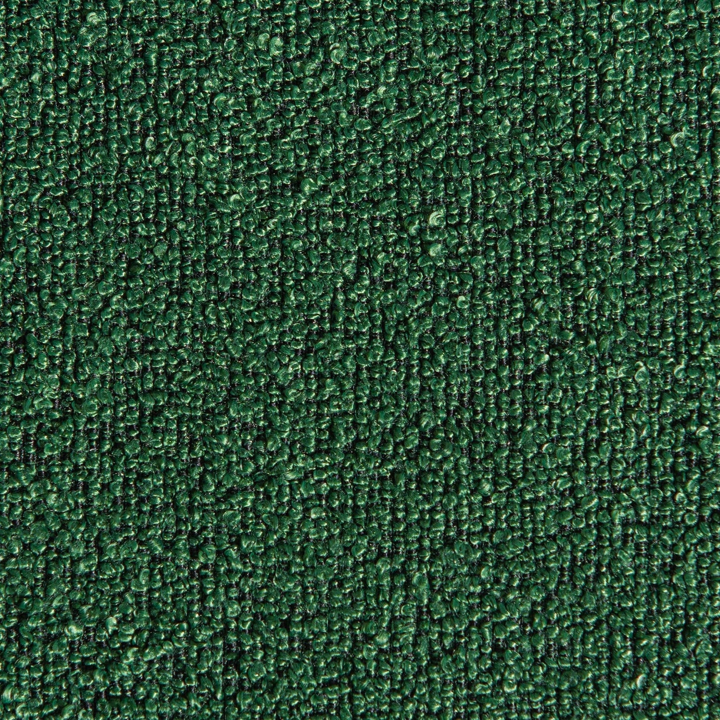 Canapé 2 places KINWELL en tissu bouclé avec coussins