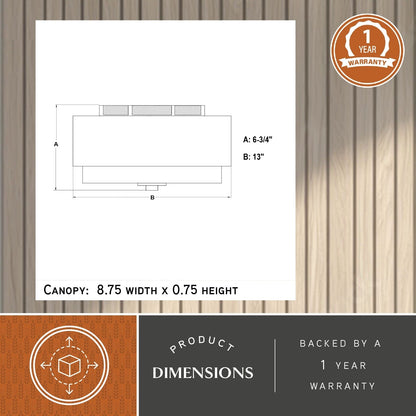 Plafonnier Burnaby style moderne du milieu du siècle, abat-jour tambour en lin blanc