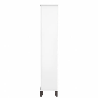 Bibliothèque haute à 5 étagères Bush Furniture Somerset avec étagères réglables