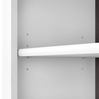 Bibliothèque haute à 5 étagères Bush Furniture Somerset avec étagères réglables