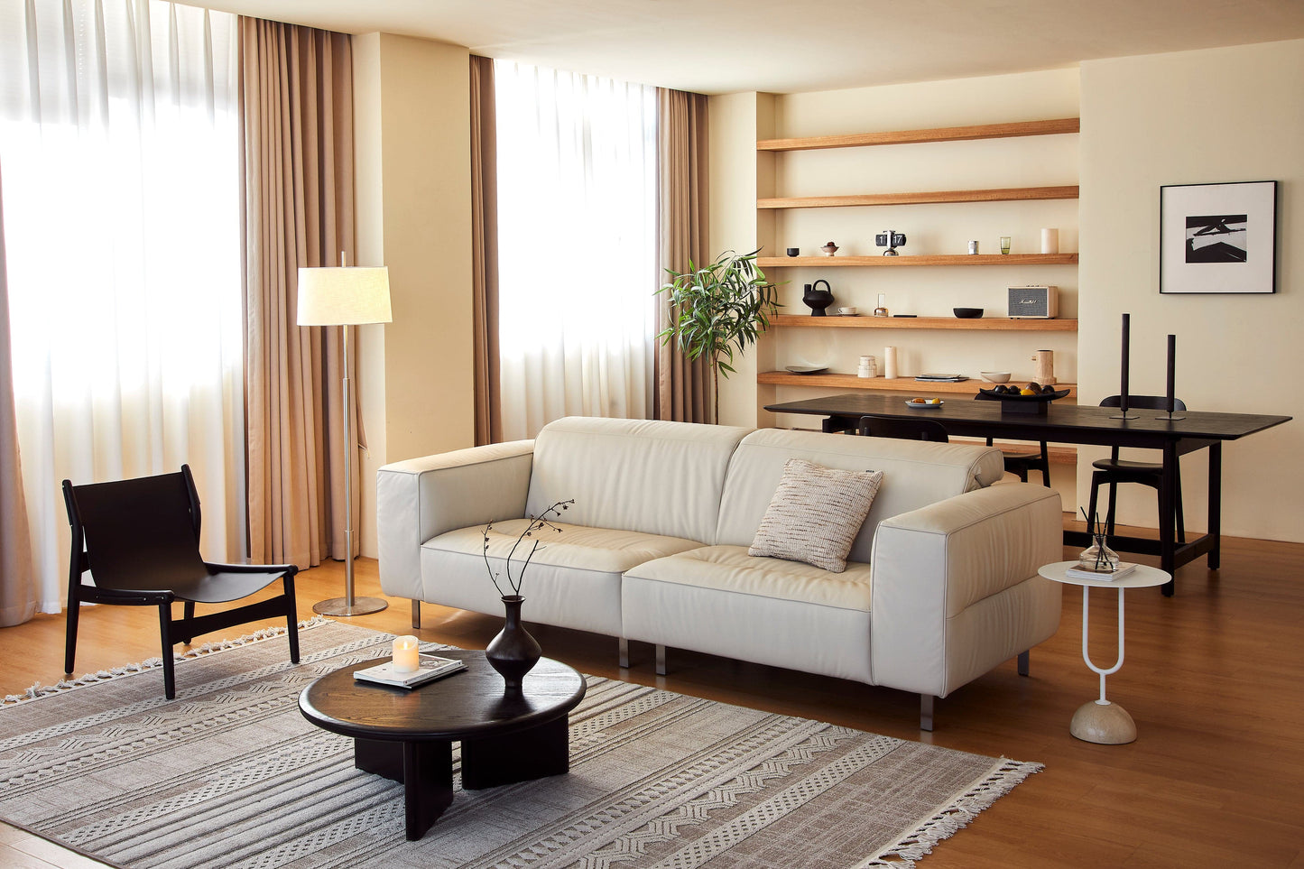 Canapé Butter avec appuie-têtes