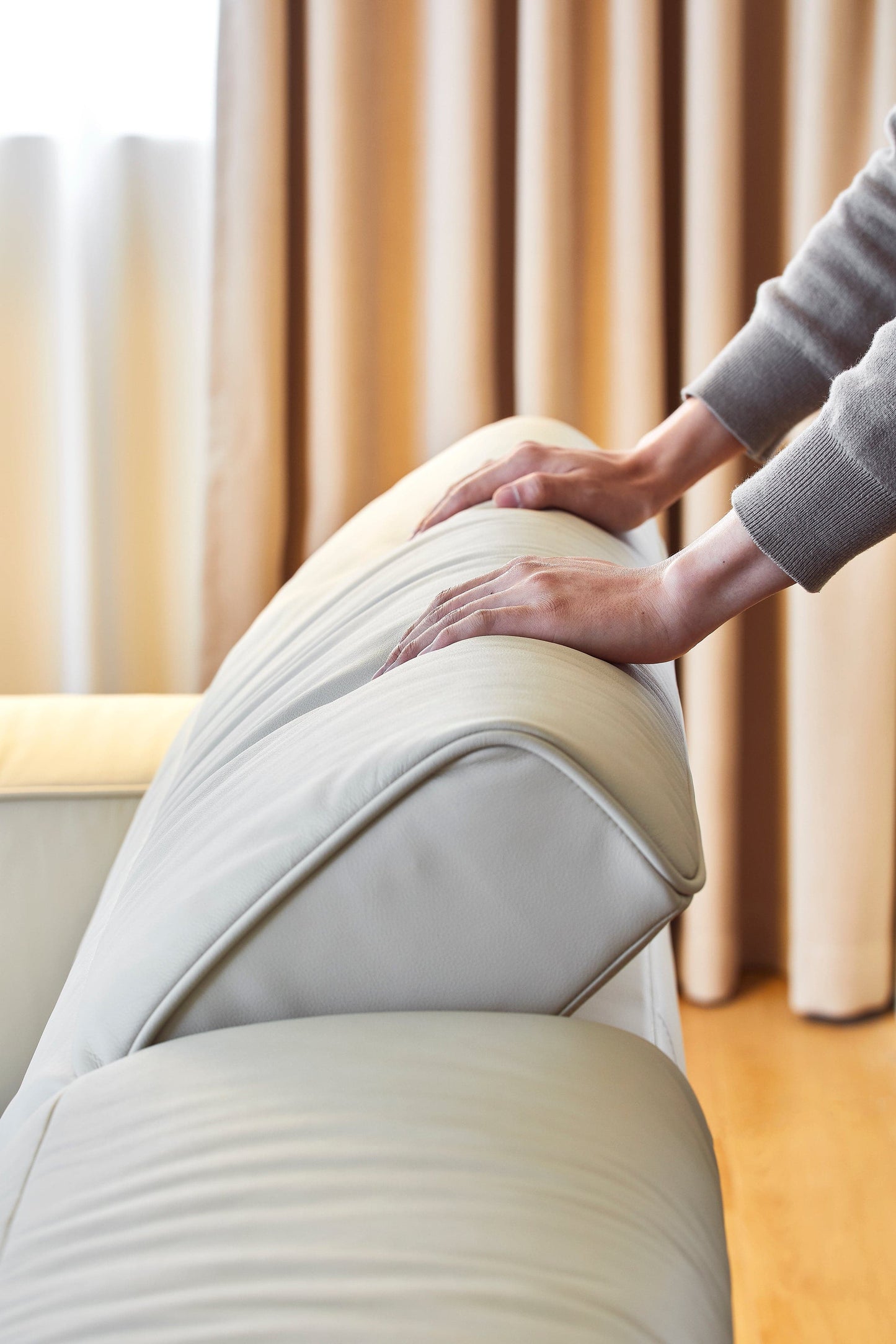 Canapé Butter avec appuie-têtes