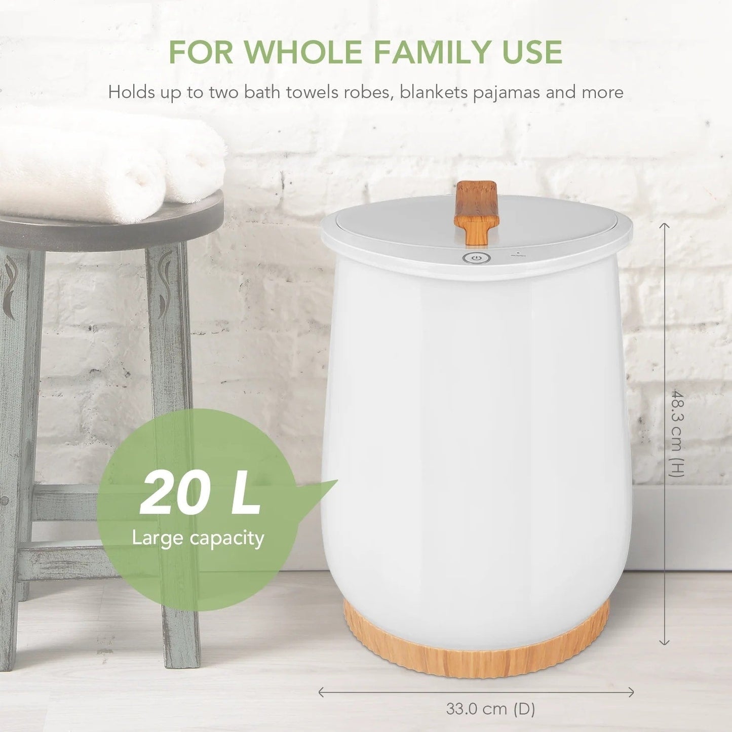 Sèche-serviettes électrique autonome