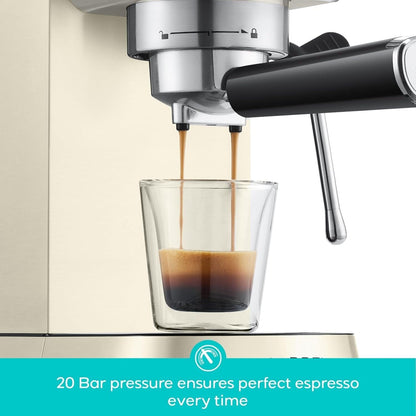 Machine à expresso CASABREWS CM5418 20 bars avec buse vapeur et mousseur à lait