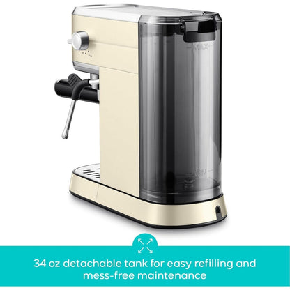 Machine à expresso CASABREWS CM5418 20 bars avec buse vapeur et mousseur à lait