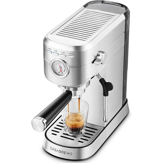 Machine à expresso CASABREWS CM5418 20 bars avec buse vapeur et mousseur à lait