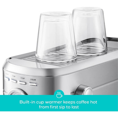 Machine à expresso CASABREWS CM5418 20 bars avec buse vapeur et mousseur à lait